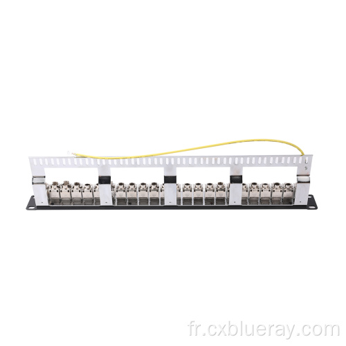 12, 18, 24, ports Cat5e Cat6 Patch Panel